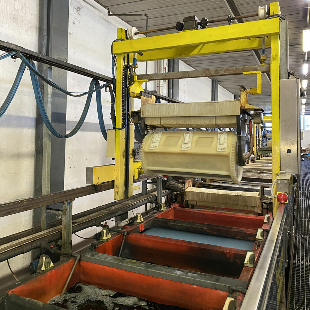 Zincatura elettrolitica a rotobarile